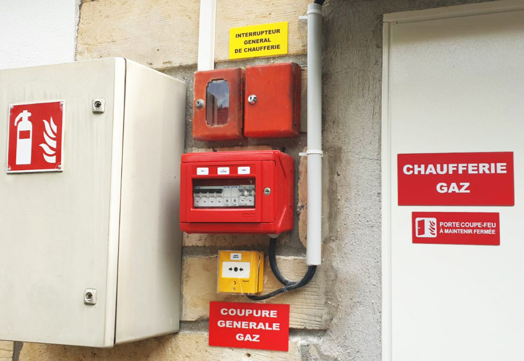 chaufferie système de sécurité